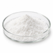 White crystalline 4-Butylresorcinol powder in a clear Petri dish on white