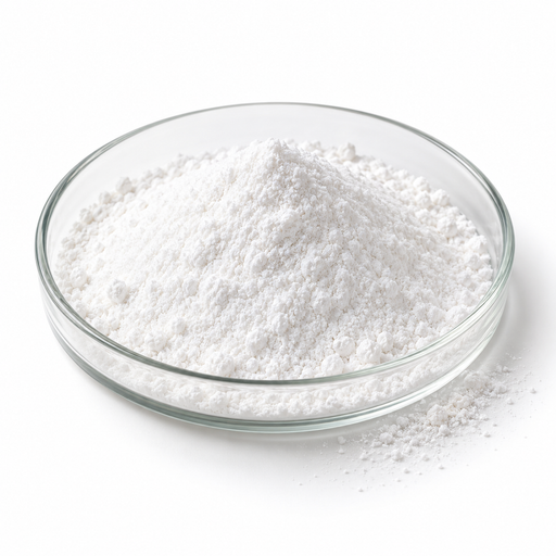 Illustration of Aristoflex AVS white powder in a clear glass dish