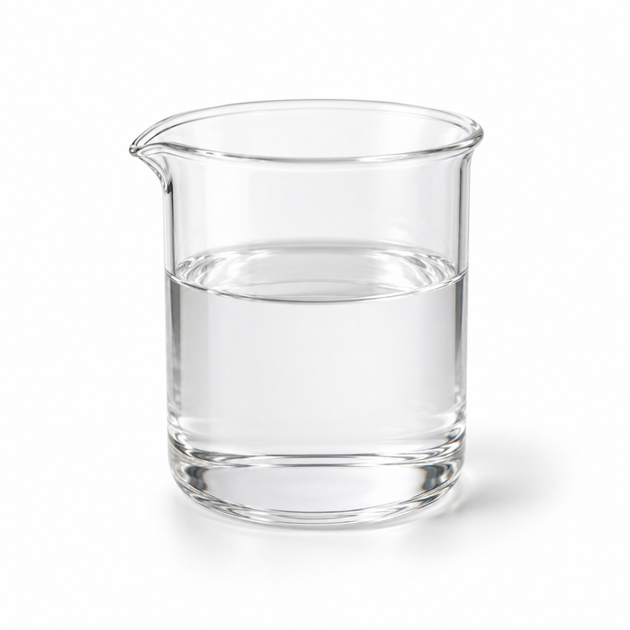 Illustration of Cetiol Ultimate clear colourless liquid in a glass beaker