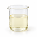 Pale yellow Proteol Oat PF surfactant with fine surface bubbles in a clear glass beaker on white